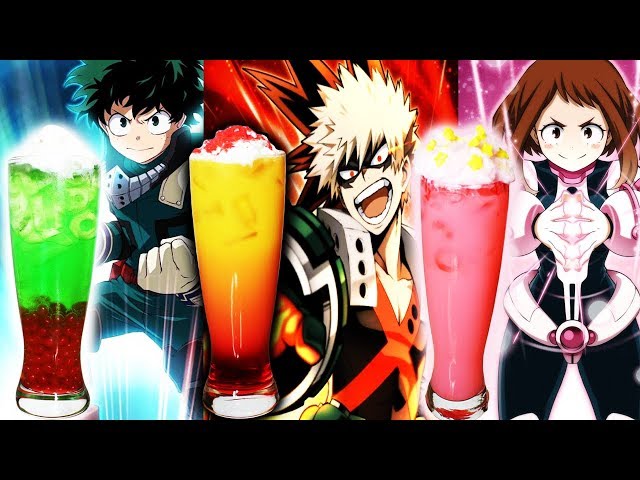 Boku No Hero Academia Anime Cafe Drinks From Japan! Official Recipe! My Hero| Ami Yoshiko