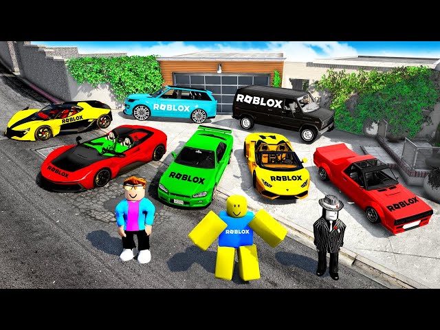 Collecting ROBLOX CARS in GTA 5!