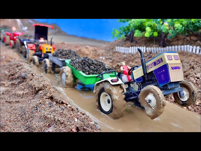 Diy tractor stuck in mud mini science project || Diy tractor stuck || ‎@rv Hacks