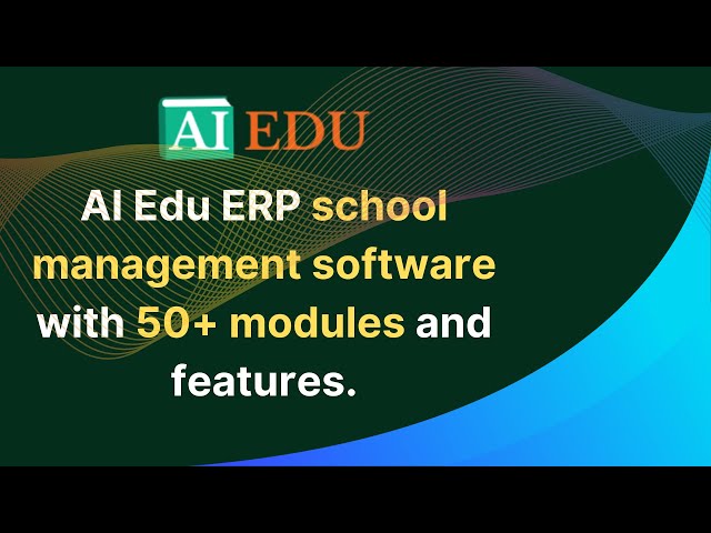 AI Edu School and College Management Software Features #education #school #college #erp #aieduerp