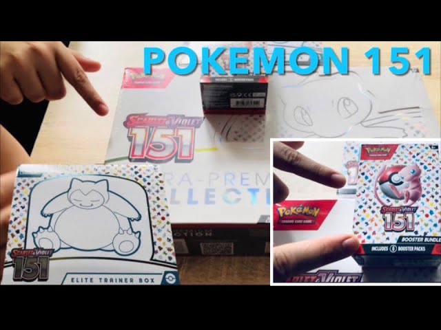 151 Pokemon Ultra premium collection box + elite trainer box + booster bundles box. #giveaway #151