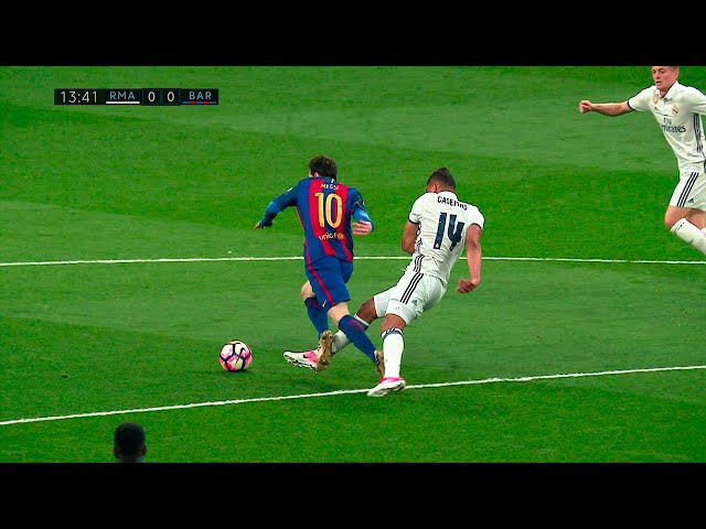 Lionel Messi vs Real Madrid - 2016/17 Away 4K (UHD) English Commentary