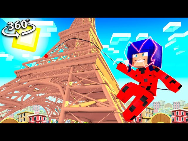 Minecraft But You're Miraculous LADYBUG! in 360