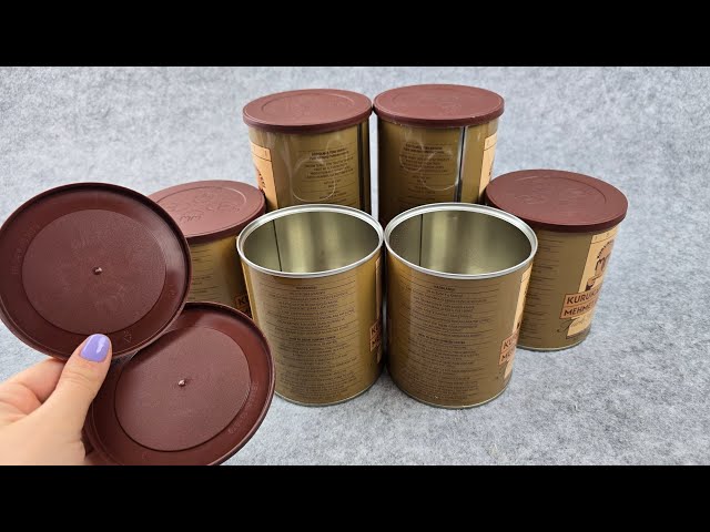 A Very Sweet Idea With Tin Coffee Cans / Great Recycling