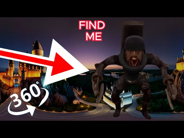 FIND  Skibidi Toilet. Skibidi Mutant Sawyer - looking for a challenge 360° VR video