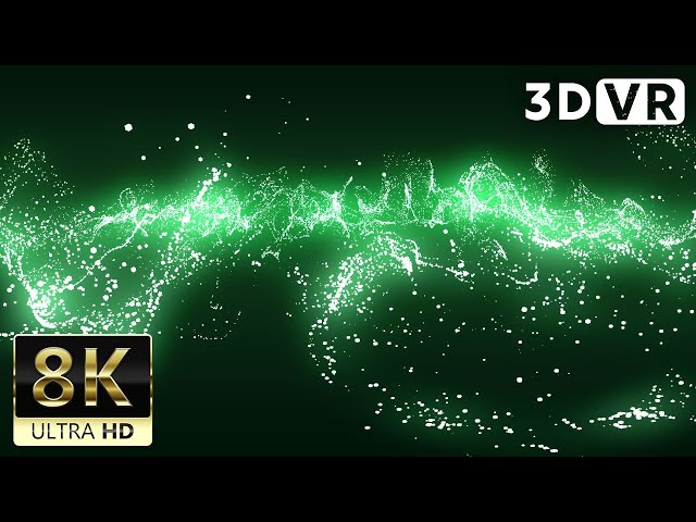 Beautiful Particle Animation | VR180 3D VIDEO - 8K ULTRA HD