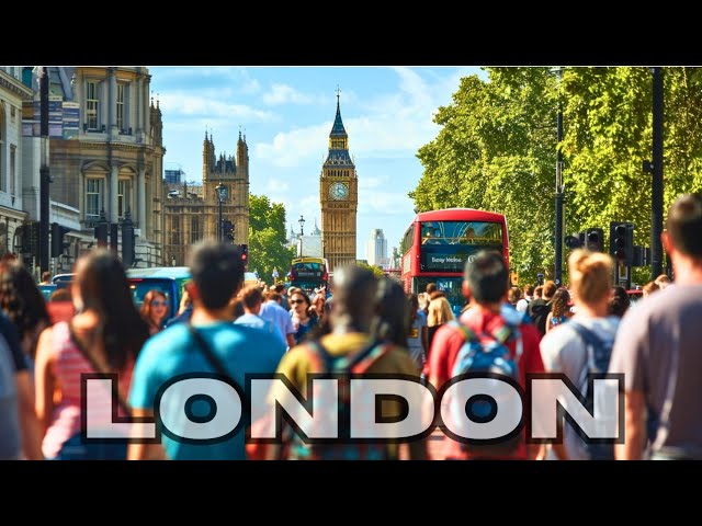 London Walk 2024 HDR Central London Walking in 4K 60 FPS with SPATIAL SOUND