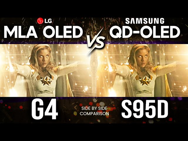 Samsung S95D vs LG G4 OLED TV Comparison