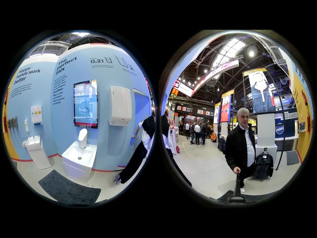 Rundgang über den Messestand - 360 Grad Video