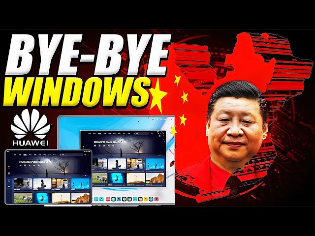 HUAWEI  Says BYE-BYE to Windows and HELLO to HarmonyOS on New PCs!