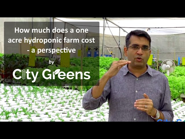 How much does a 1 acre hydroponic farm cost in India? Hydroponic farming costing in India.