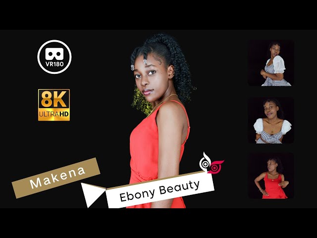 【Preview】Model - Makena Ebony Beauty 8K  3D VR180 ASMR