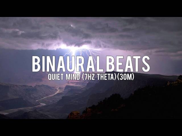 BINAURAL BEATS: Quiet Mind (7Hz Theta)