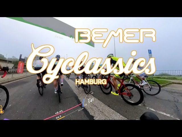 BEMER Cyclassics Hamburg 2023 | Teil 2: Pinneberg - Wedel | Jedermannrennen 60km | 360° Rennaction