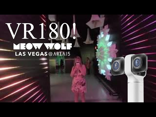 WOW! Meow Wolf Omega Mart Psychedelia in VR 180! WARNING* **STROBE ROOM**