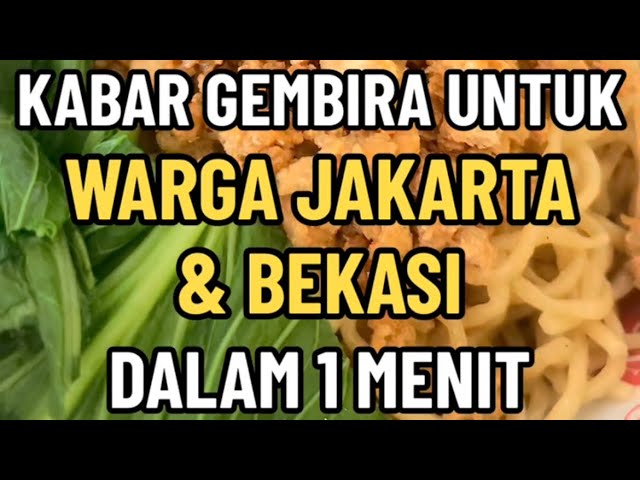 BAKMI TELOR BEBEK TERENAK DI BEKASI ADA DI BAKMI KARET ALUN HARAPAN INDAH! DALAM 1 MENIT by Betania