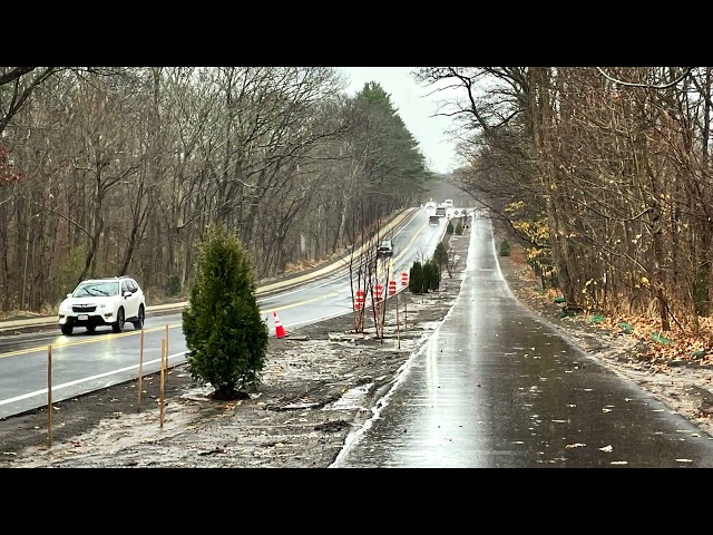 Hammond Pond Parkway road diet – November 2024