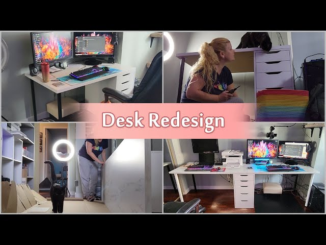 Studio Desk Redesign (IKEA Ekbacken Countertop) | Makeup Your Mind