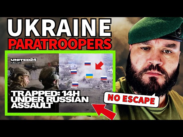 Ukrainian Paratroopers Surrounded. British Marine Reacts @UNITED24media