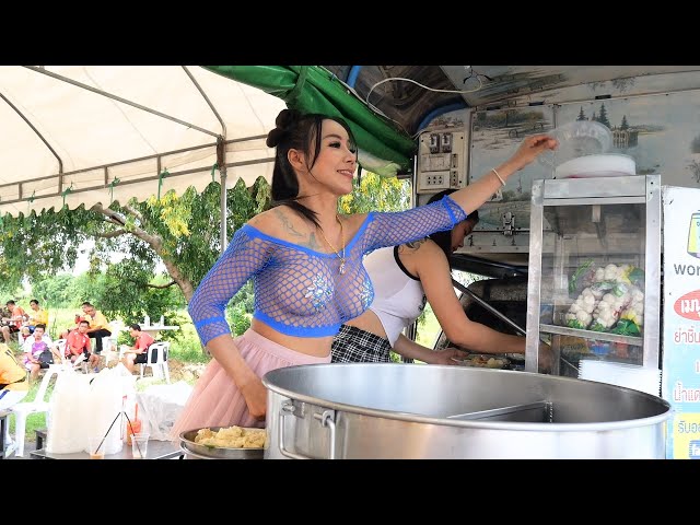 Hard Working Chef Noodle, She Cooking 500 Bowls in 3 Hour - Thai Street Food