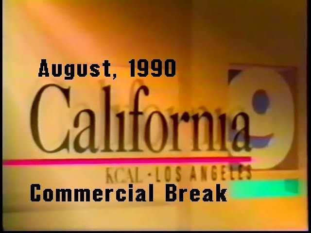 KCAL California 9 (1990): Commercial Break