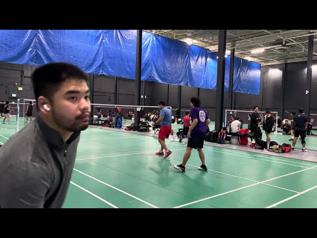 1st Flipino Badminton Cup R32 MD - Jayson/Gerald vs Joseph/partner on November 30, 2024