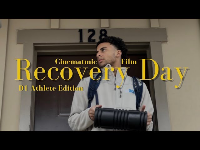 Day in the life of a D1 Track Athlete | Recovery Day