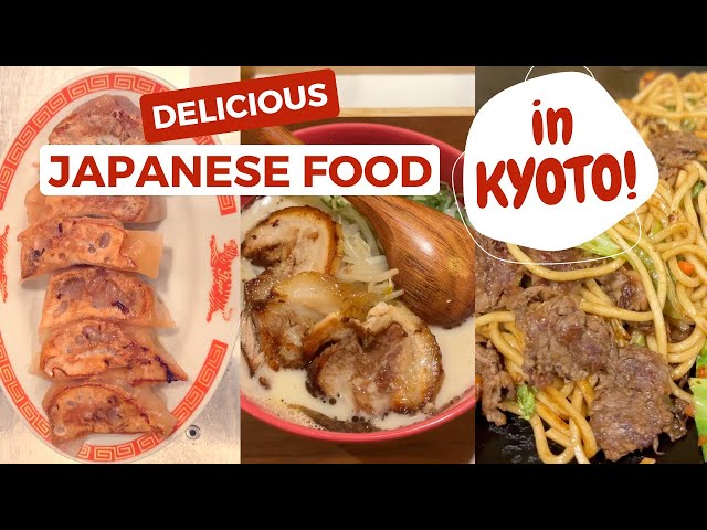 Delicious Japanese Food in Kyoto Japan (Kyoto Food Tour) Kyoto Food Guide! Happy Trip