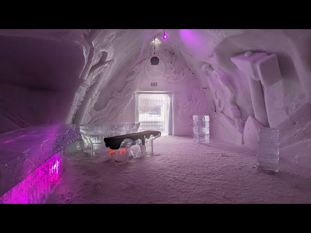 HOTEL DE GLACE / ICE HOTEL - QUEBEC, CANADA IMMERSIVE VR 360 TOUR Oculus!