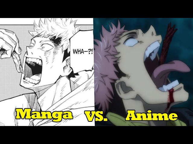 EVERY Difference between the Manga and Anime for Jujutsu Kaisen! - Chapter 1 and Episode 1