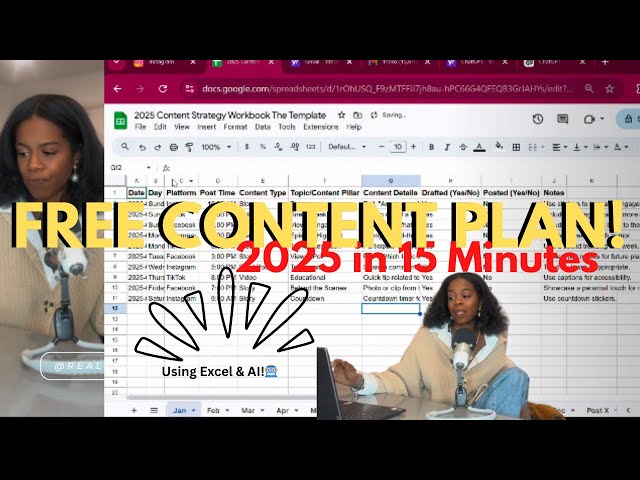 Episode 1: Kickstart 2025 – Build a Winning Content Plan with Excel & AI