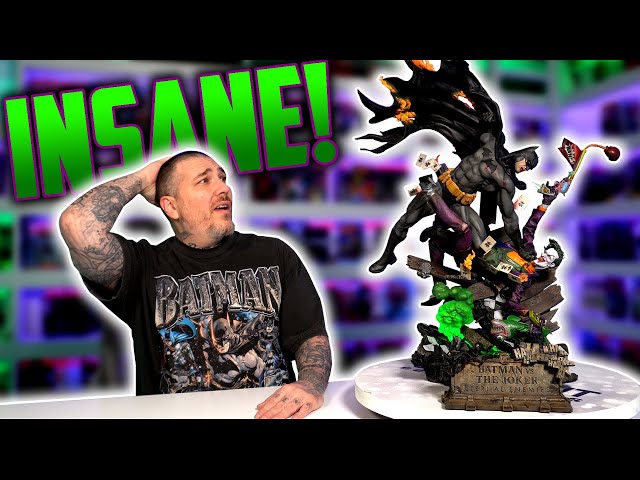 Batman vs The Joker Eternal Enemies Premium Format from Sideshow | Statue Unboxing & Review