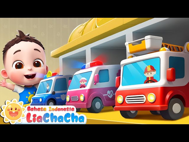 Bayi Punya Tempat Parkir | Lagu Mobil Mainan🚗 | Lagu Anak-anak | LiaChaCha Bahasa Indonesia