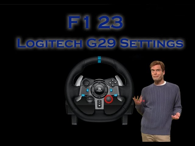 F1 23 - Logitech G29 Best Wheel Settings