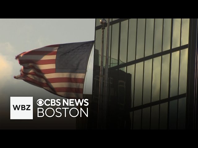 Residents and tourists brave intense winds in Boston