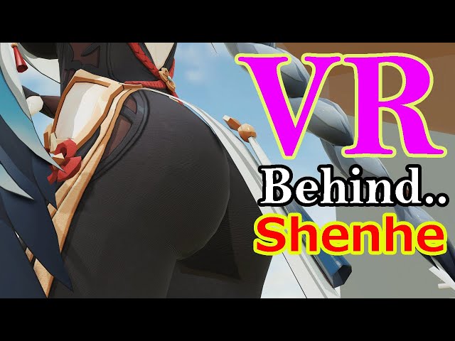 [VR]Say so - sitting position behind 申鶴 Shenhe 原神 genshin impact 座って後ろから眺めてみた 紳士向け R18【MMD】