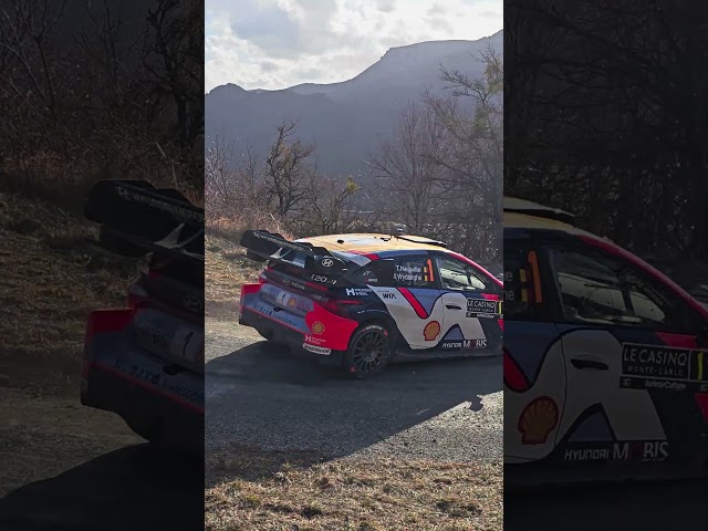 Neuville Hyundai WRC 1 rallye Monte-Carlo 2025#rally #wrc #attack