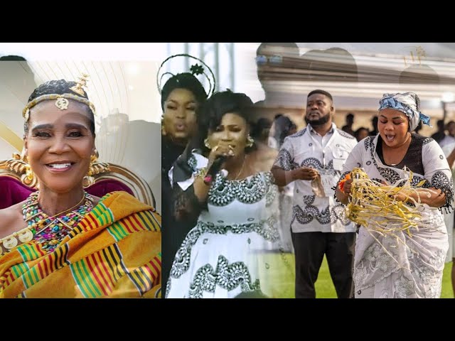 Obaapa Christy with a crazy performance at Empress Gifty’s late mother’s funeral 🔥