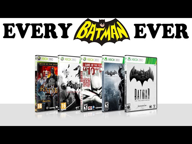 Evolution of Batman Arkham Games for XBOX 360 | 2009-2016 (Unboxing + Gameplay)