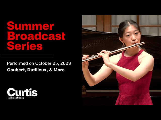 Student Recital: Gaubert, Dutilleux, & More