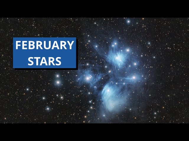 February Evening Stars and Bright Planets