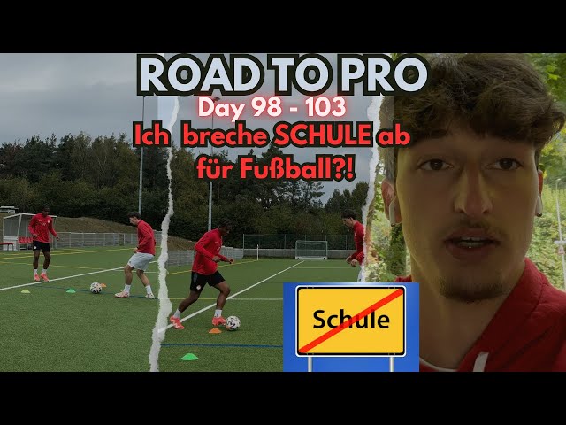 ICH HABE die SCHULE ABGEBROCHEN FÜR FUßBALL?!😱 ROAD TO PRO #21 l TAG 98 - 103 Julian Pelger