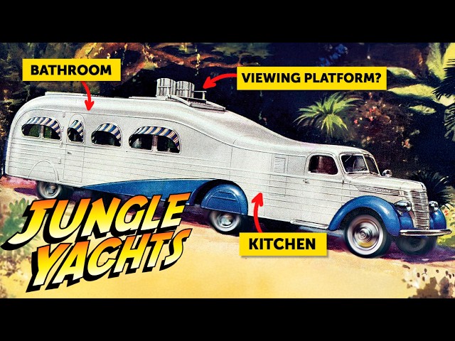 Jungle Yacht: The Mad 1930s Adventure Bus with Kitchens, Bedrooms, and Bathrooms