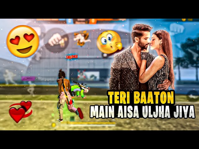 Teri baaton main Aisa uljha jiya song FF montage | HD edit in Android #tranding #viral