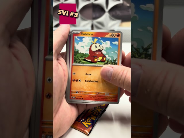 Pokémon 🔴Scarlet & Violet🟣 booster opening pt. 3 #pokemon #pokemoncards    #pokemonscarletandviolet