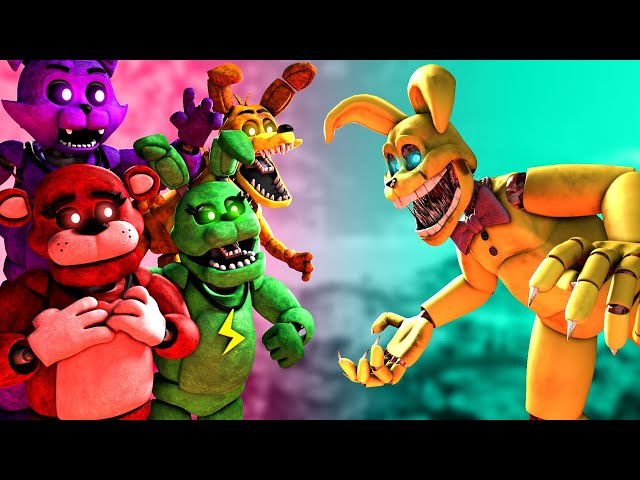 [SFM FNaF] Smiling Critters Animatronics vs Into The Pit