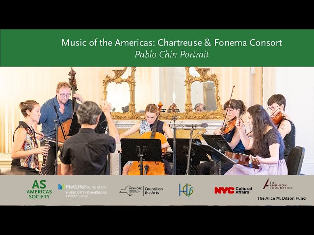 Music of the Americas: Chartreuse & Fonema Consort: Pablo Chin Portrair