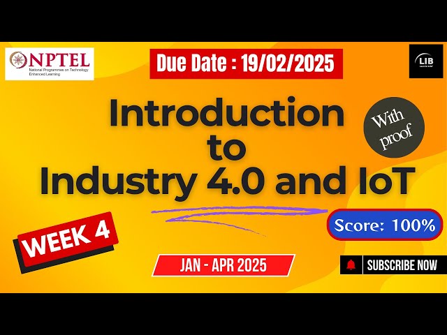 Introduction to Industry 4.0 and Industrial IoT Week 4 Assignment Answer | July2025 | Learn in brief