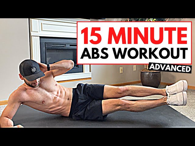 15 Min Advanced Sixpack Abs Workout (No Equipment/Bodyweight Only)