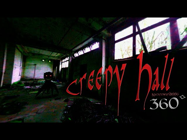 CREEPY HALL ( VR 360° Dark Ambient Music ) creepy horror music